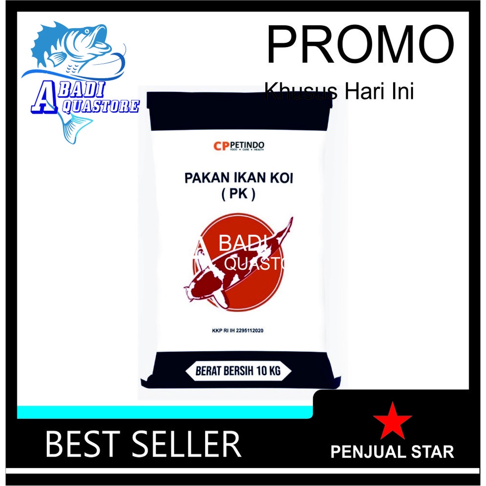 Pakan KOI PK KOI - Makankan Ikan Koi - PK KOI - Pelet Ikan Koi - Pakan Ikan Hias Koki Koi PK KOI