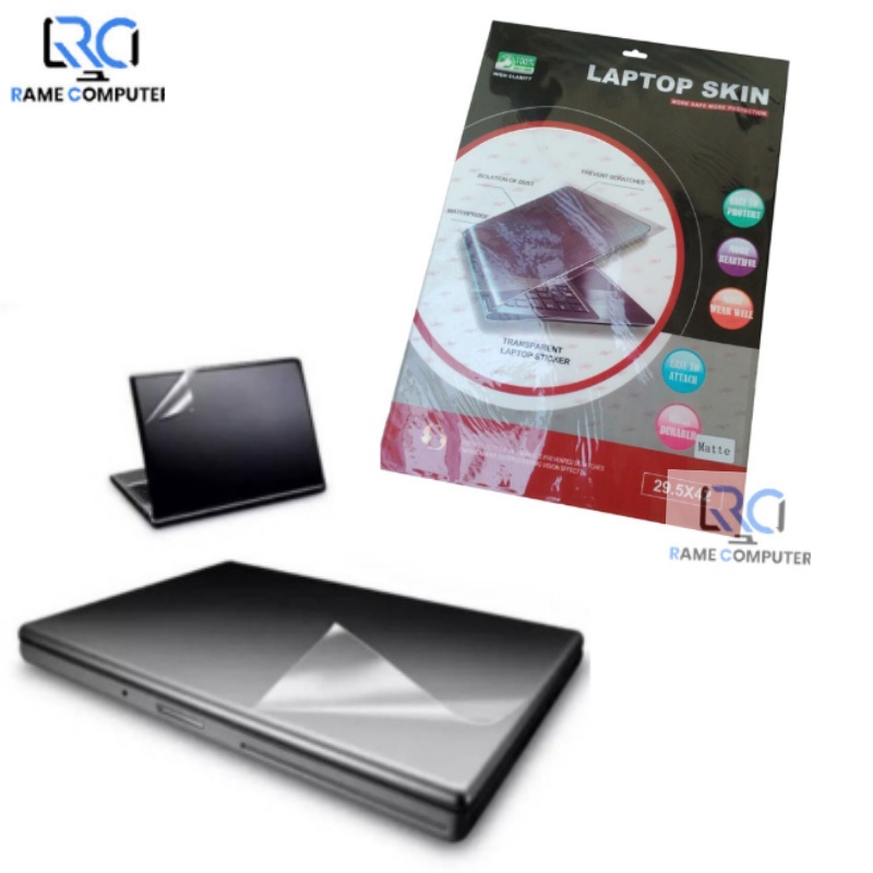 Skin Dekor Laptop Tansparan 14 | Anti Gores Laptop | Screen Protector Laptop / Pelindung Layar