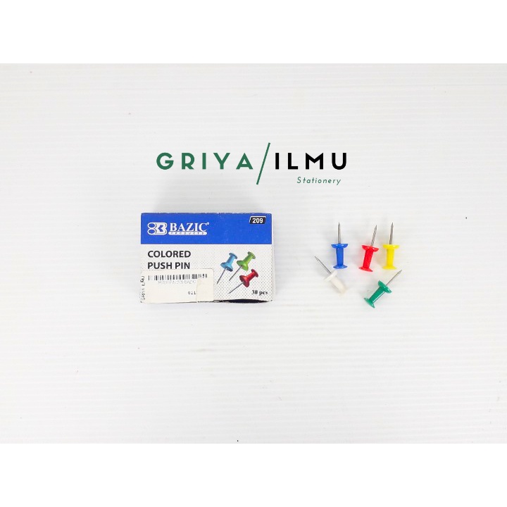 

Push Pin/Jarum Tekan/Paku Pin BAZIC 209 (0211284)