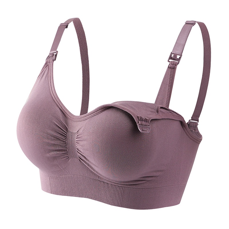 ANGEL MOMMY IBU Bra Menyusui Jumbo Kancing Depan Tanpa Kawat Hamil Murah Bh Menyusui Bahan Katun-Beanpaste