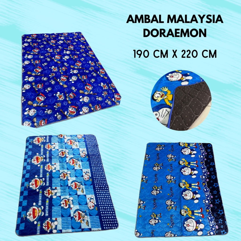 AMBAL MALAYSIA KARAKTER DORAEMON 190 X220 CM