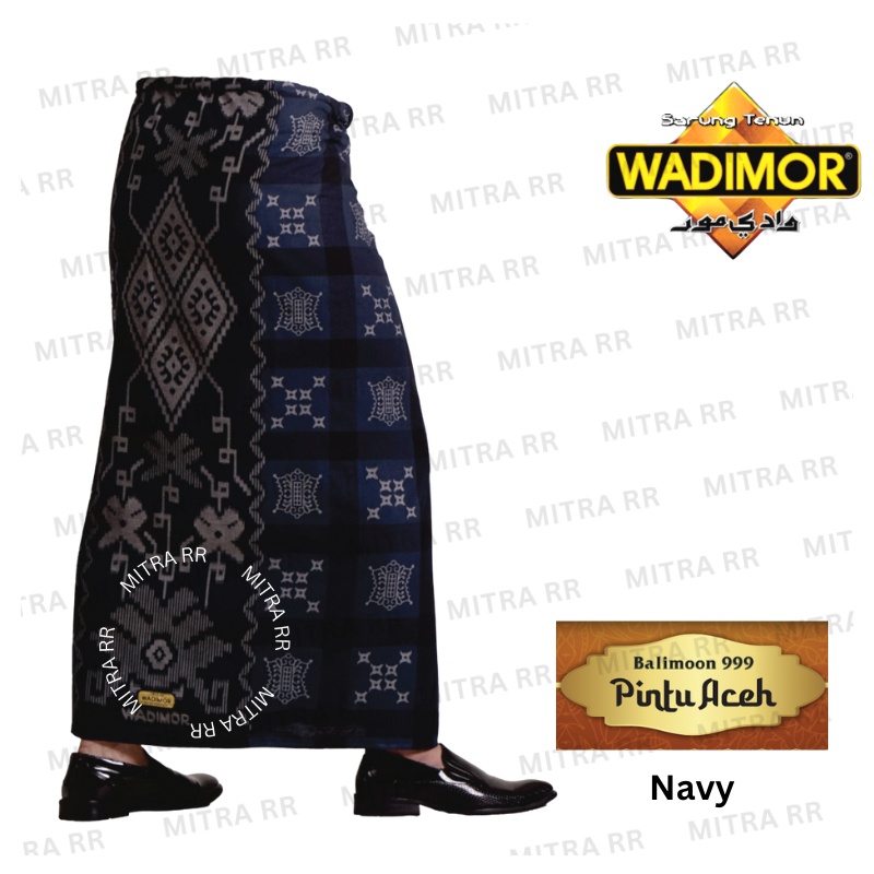 Sarung Wadimor Balimoon Pintu Aceh/ Kawung/ Classic - Sarung Tenun Dewasa Bali Moon Satuan/ Grosir