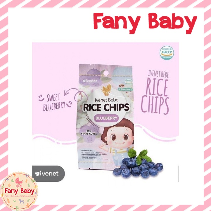 IVENET BEBE RICE CHIPS 15GR