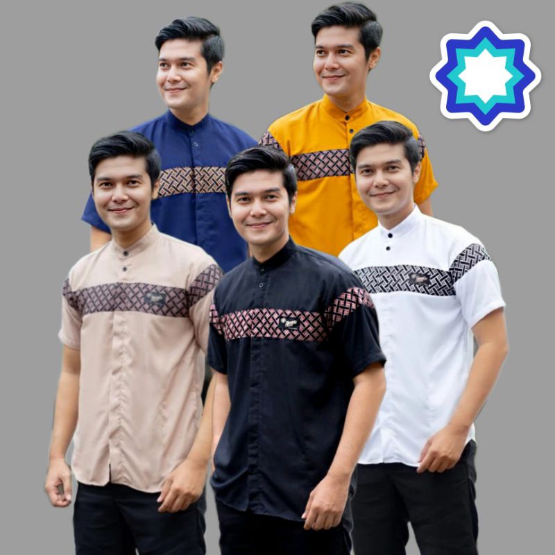 JASKO kobata ||Baju Koko bordir Lengan pendek || koko kobata fashion muslim pria terbaru 2023