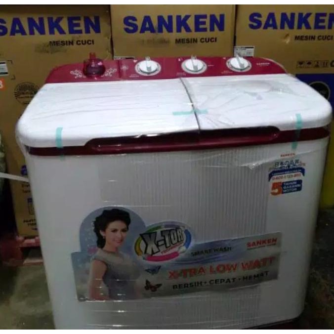 +++++] SANKEN Mesin cuci 2 tabung TW-7750