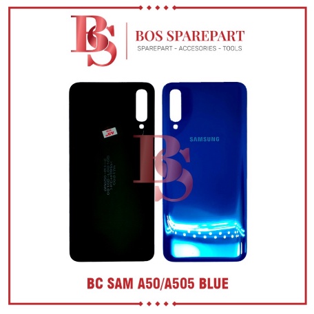 TUTUP BELAKANG SAMSUNG A50 / A505 BLUE / BACK DOOR / BACK COVER