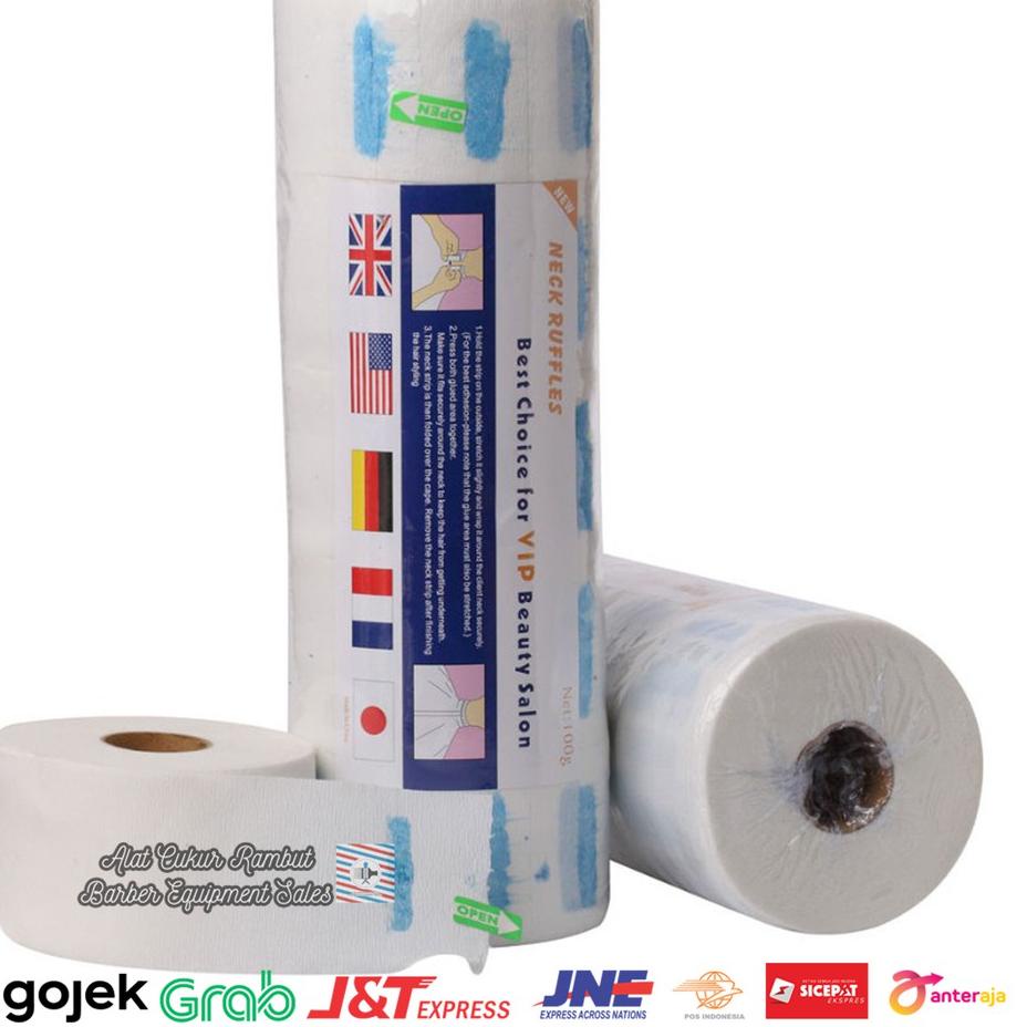 ◙ Tisu Leher Tissue Leher Neck Paper Tisu Barber ➨