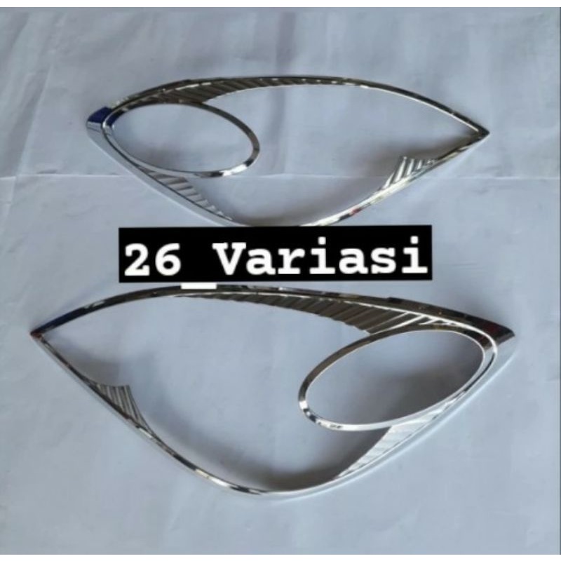List Garnish Lis Lampu Depan Chrome AVANZA XENIA NEW VVTI 2008-2011