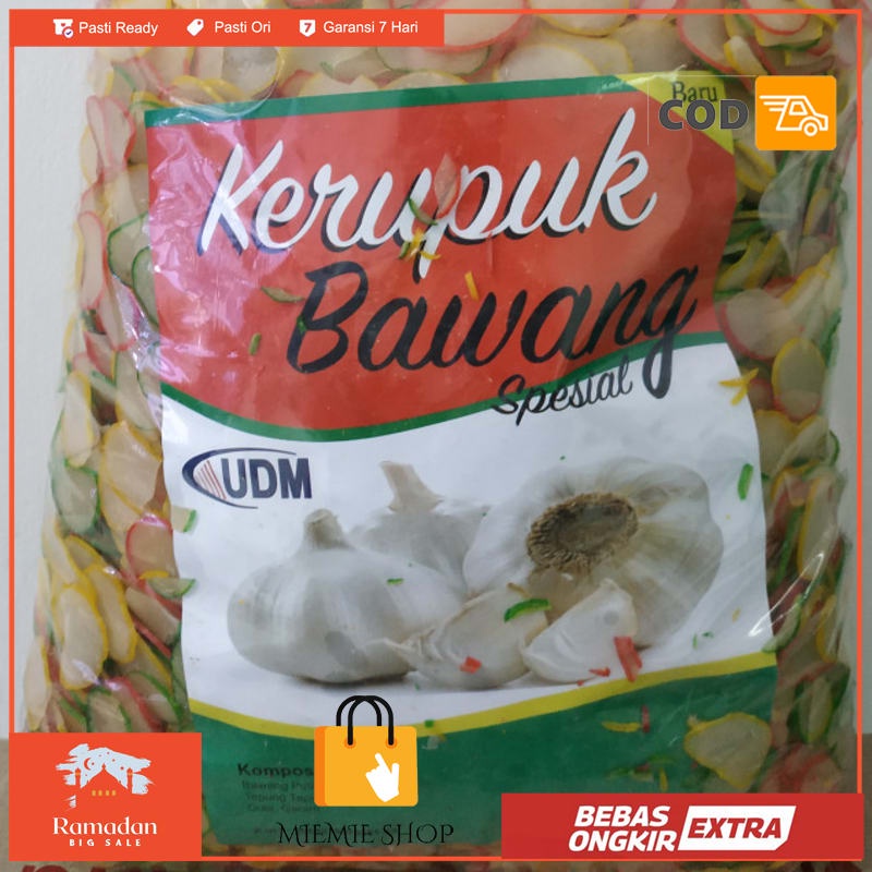 

KERUPUK / KRUPUK BAWANG PUTIH *1kg - tanpa bubble