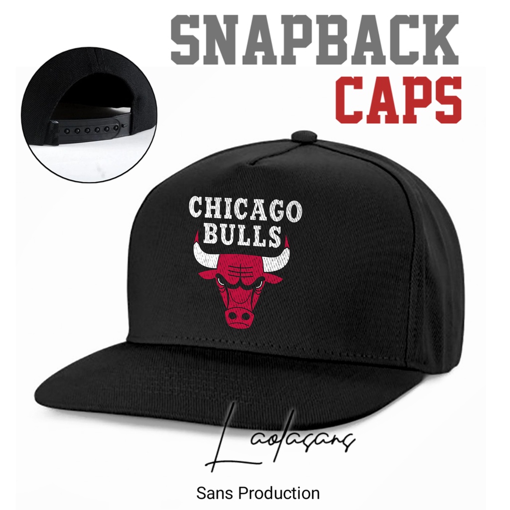 Topi Snapback Hat Chicago Bulls Premium - Original Snapback Yuupong - Topi Hip hop Unisex