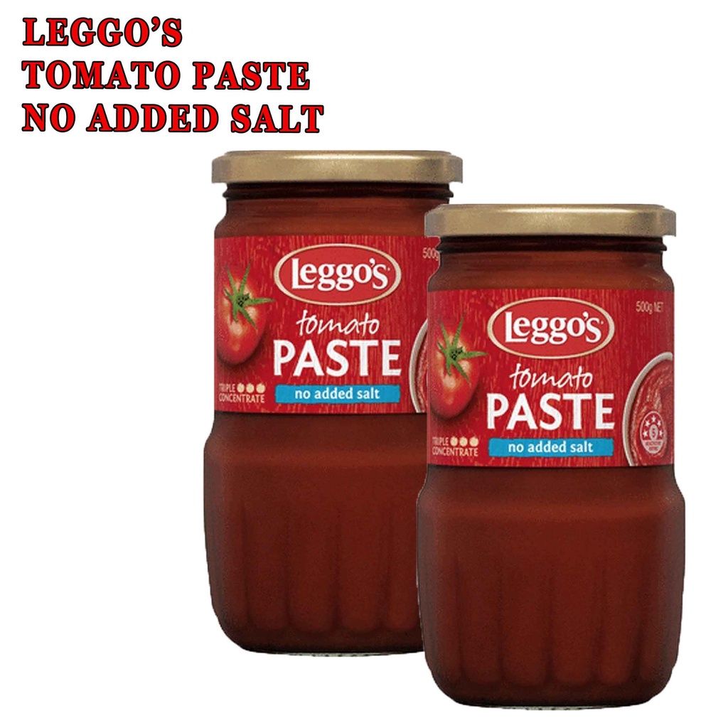 LEGGOS TOMATO PASTE NO ADDED SALT 500g