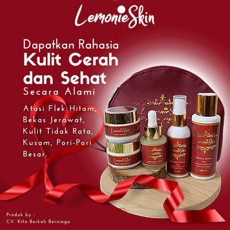 LEMONIESKIN [COD] - Skincare Perawatan Kecantikan Alami by d'Lemonie 100% Tidak Mengandung Merkuri