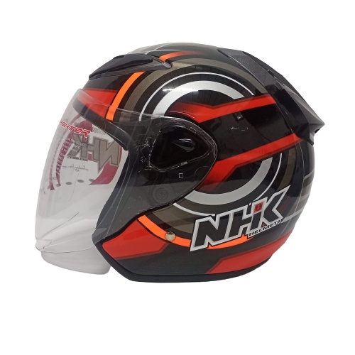 HELM NHK R6 MOTIF XION BLACK RED