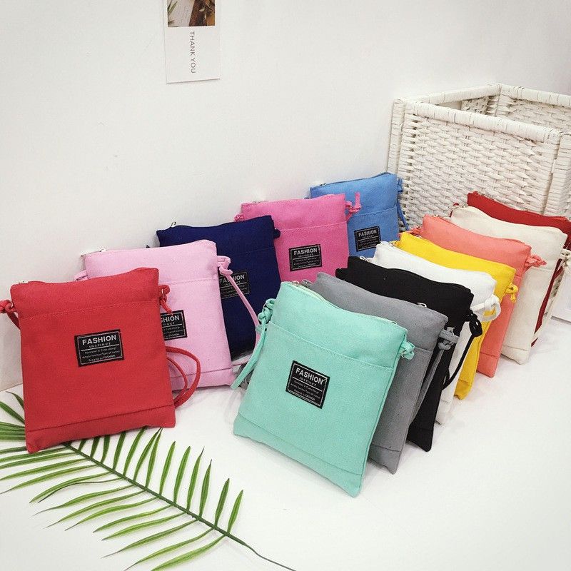 TAS KANVAS MINI TOTE BAG TOTEBAG CUTE FASHION