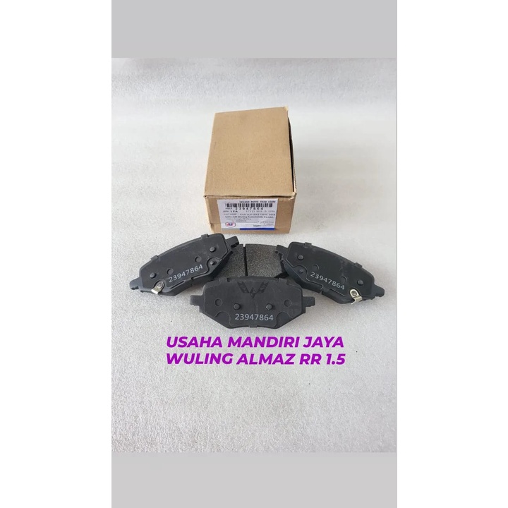 KAMPAS REM BELAKANG BRAKE PAD REAR ALMAZ 1.5 GM 23947864 GARANSI