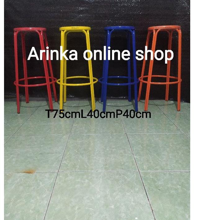 ➸ Kursi Tinggi 75cm kursi bar kursi Conter kursi bakso 75cm ➹