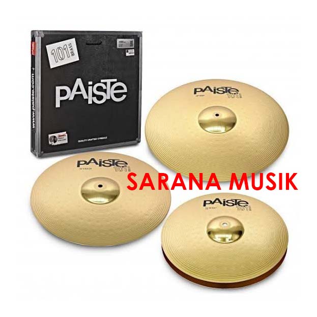 Cymbal Set Paiste 101 Brass Paiste101 Brass (Cymbal Pack, 14 16 20") Original