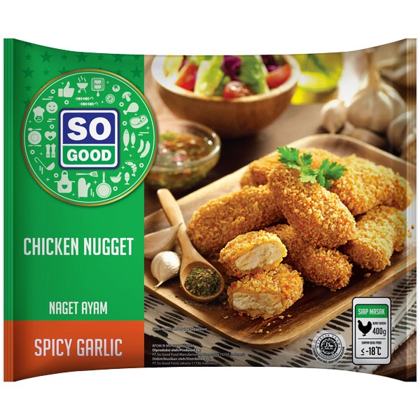 

SO GOOD FAMILY CHOICE NUGGET GARLIC 400 GR