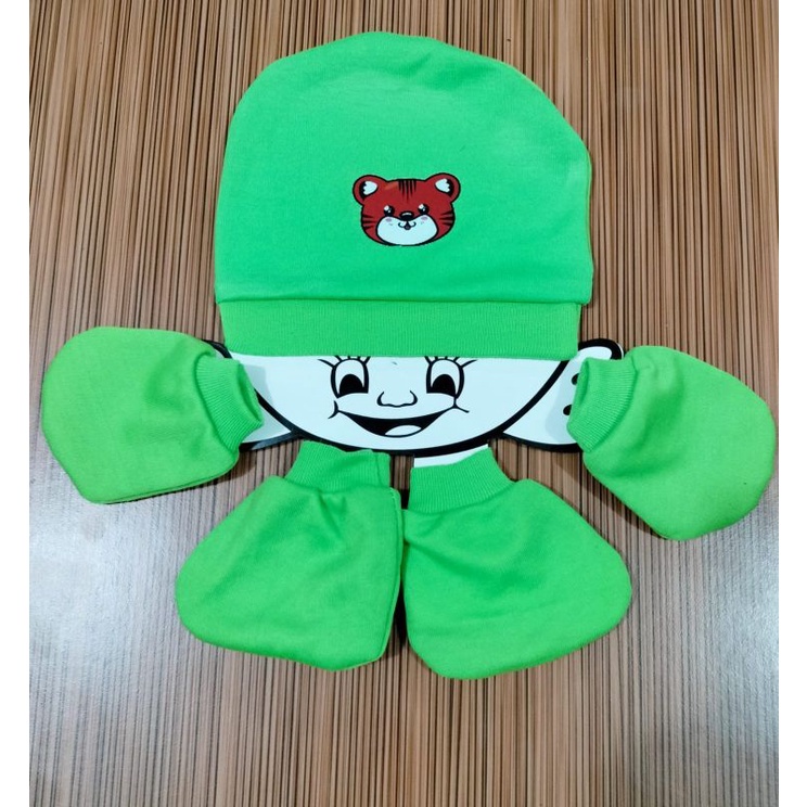 TOPI SET SARUNG TANGAN DAN SARUNG KAKI BAYI NEWBORN MURAH