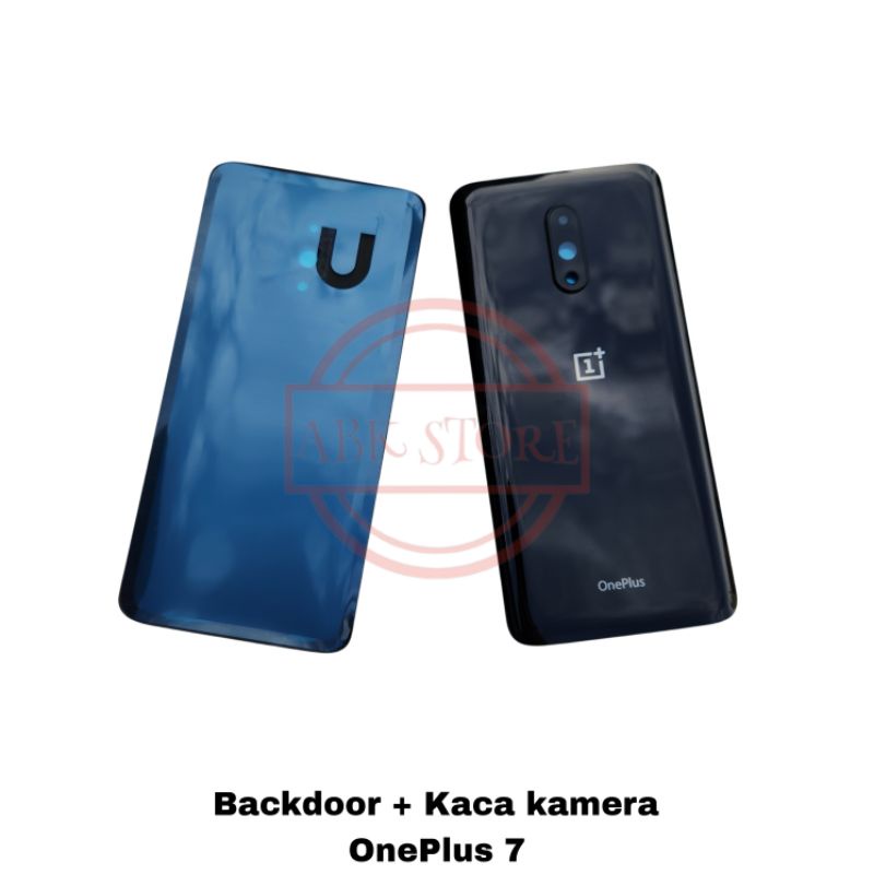 TUTUP BELAKANG BACKDOOR BACKCOVER ONEPLUS 7 / BACK CASING GLASS ONE PLUS 7