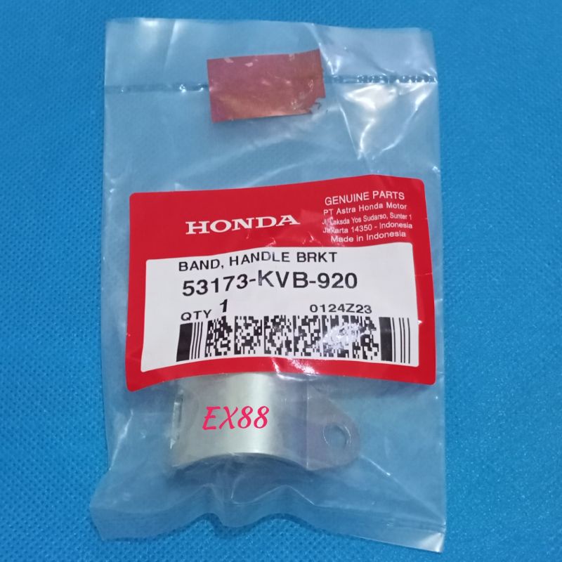 PLAT KLEM HANDLE BRACKET KIRI VARIO 110 125 150 / BEAT FI POP ECO ESP CBS / SPACY KARBU FI ORIGINAL 