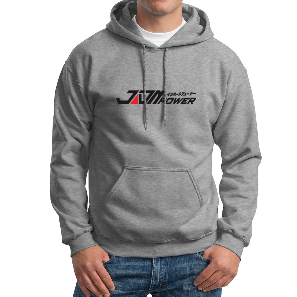 Jaket Hoodie Sweter JDM Power Tulisan Jepang