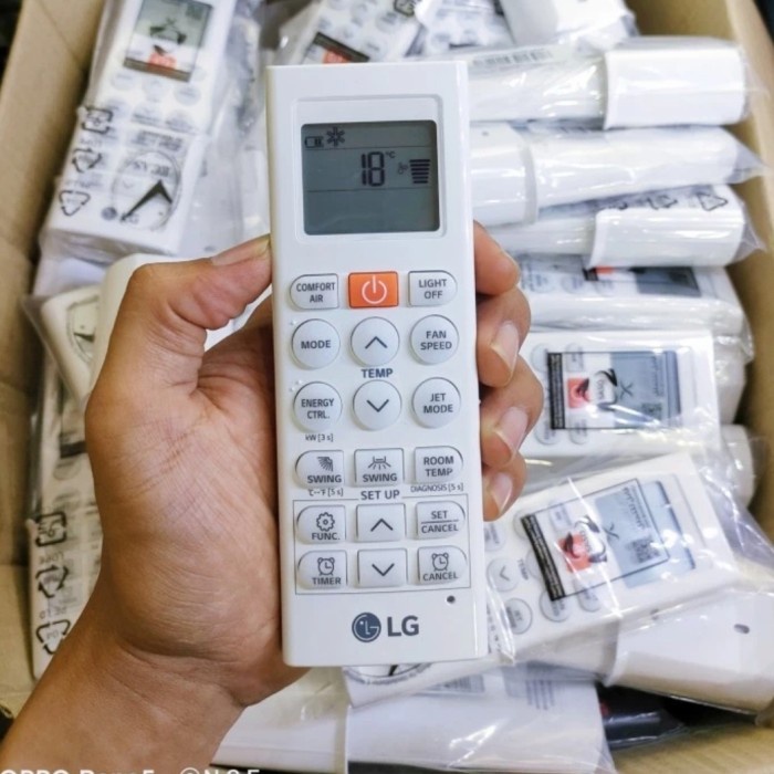 Remot Remote AC LG Inverter Smart Inverter Dual Inverter AKB75075801 LG2 Original