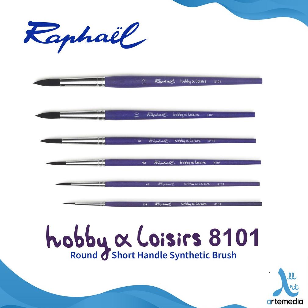 

Kuas Lukis Raphael 8101 Round Hobby and Loisirs Synthetic Brush SH