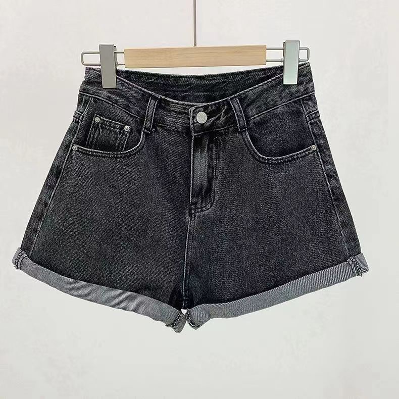 【wanita.id】hotpants celana jeans pendek wanita celana strech wanita korean style highwaist celana denim kekinian