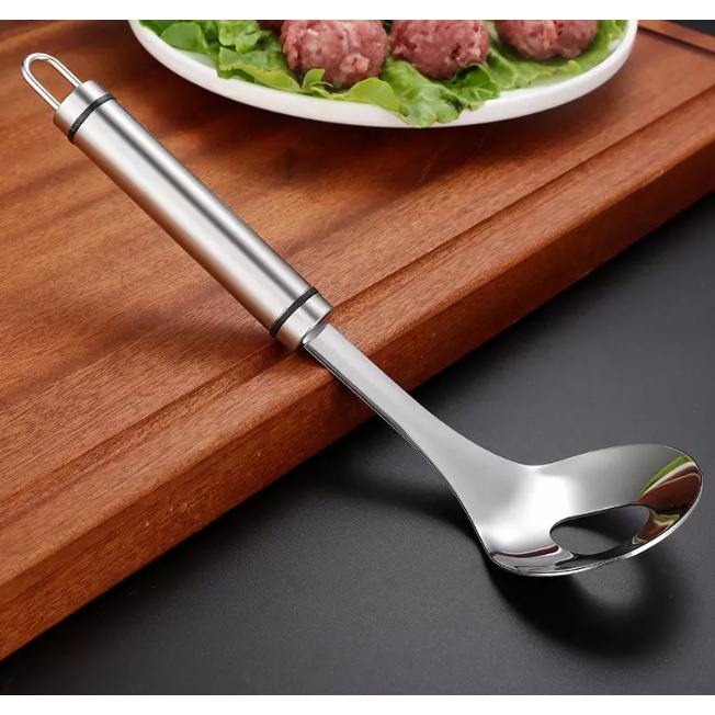 Pencetak Bakso Stainless Stell / Cetakn Bakso Anti Lengket / Cetakan Bakso Bulat Tebal