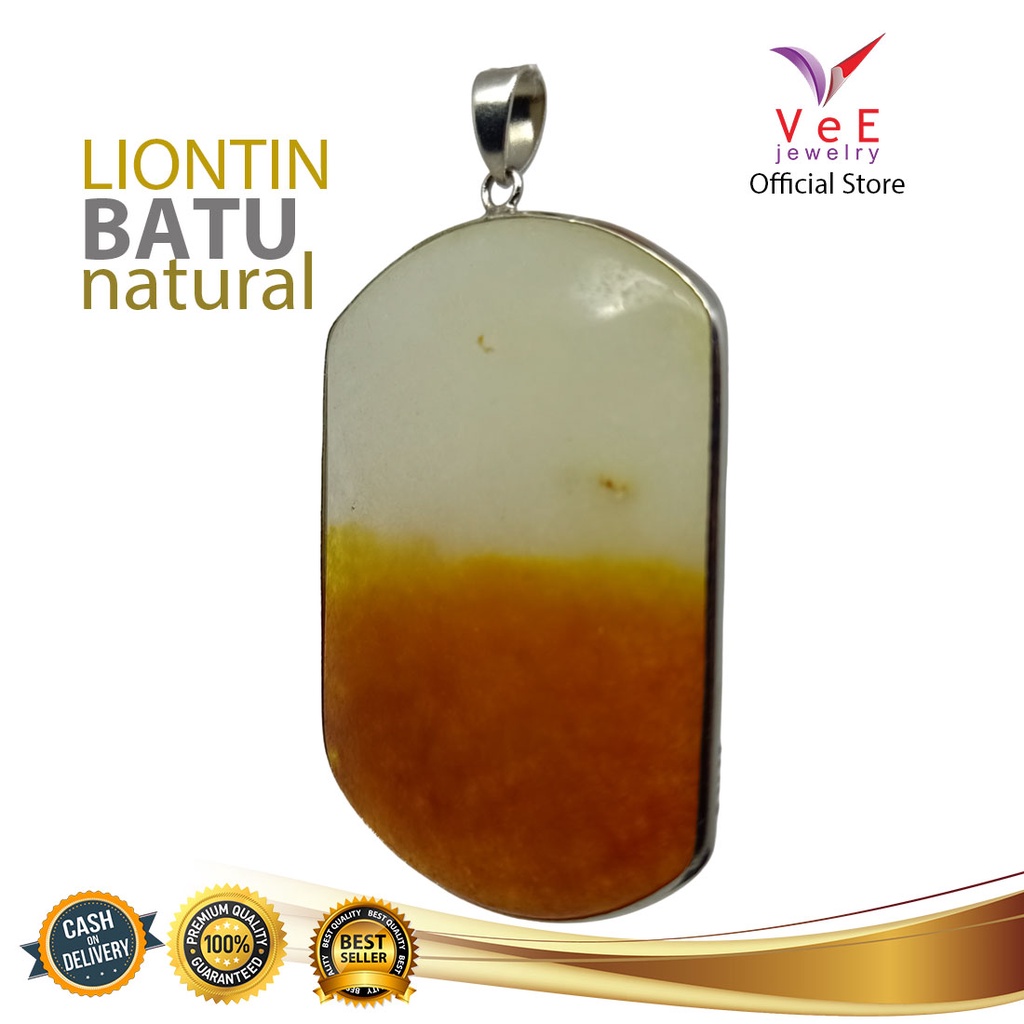 Liontin Batu Giok Cina Kotak Transparan - VeE Liontin Terapi Kesehatan