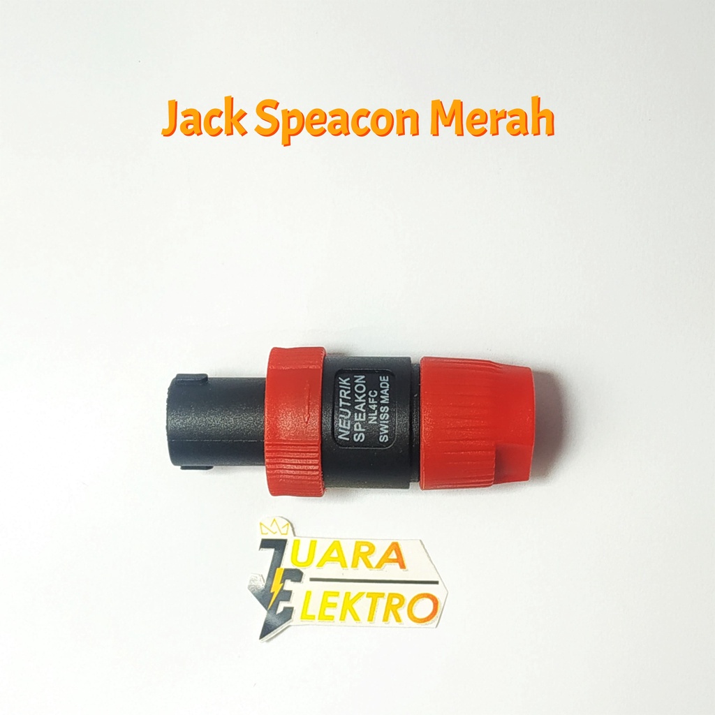 Jack Speacon Orange, Hijau, Merah, Biru Model Drat Tanpa Buntut | Variasi Jack Speacon Warna-Warni