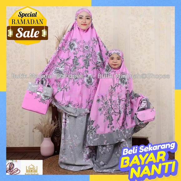 Mukena Dewasa / Mukena Anak / Mukena Couple Ibu Dan Anak / Mukena Chanel/ Mukena Rayuon / Murah Muke