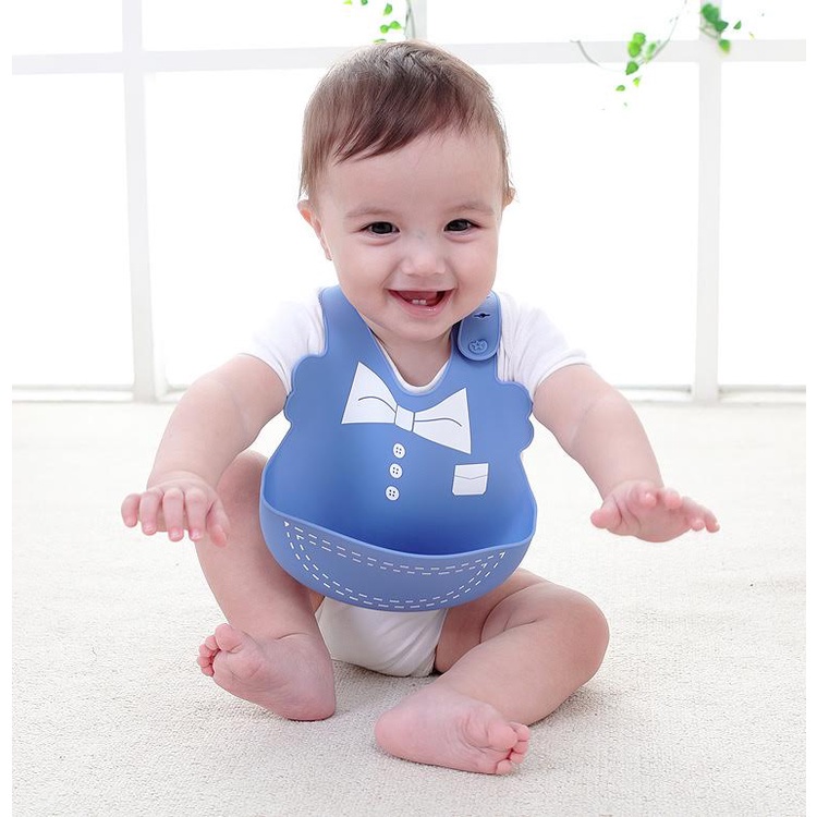 MURMURE I JJ OVCE SILICONE BABY BIB