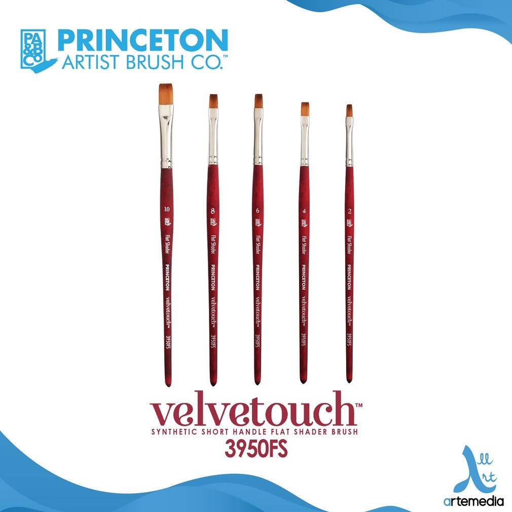 

Kuas Lukis Princeton Velvetouch 3950FS Flat Shader Synthetic Watercolor Brush Short Handle