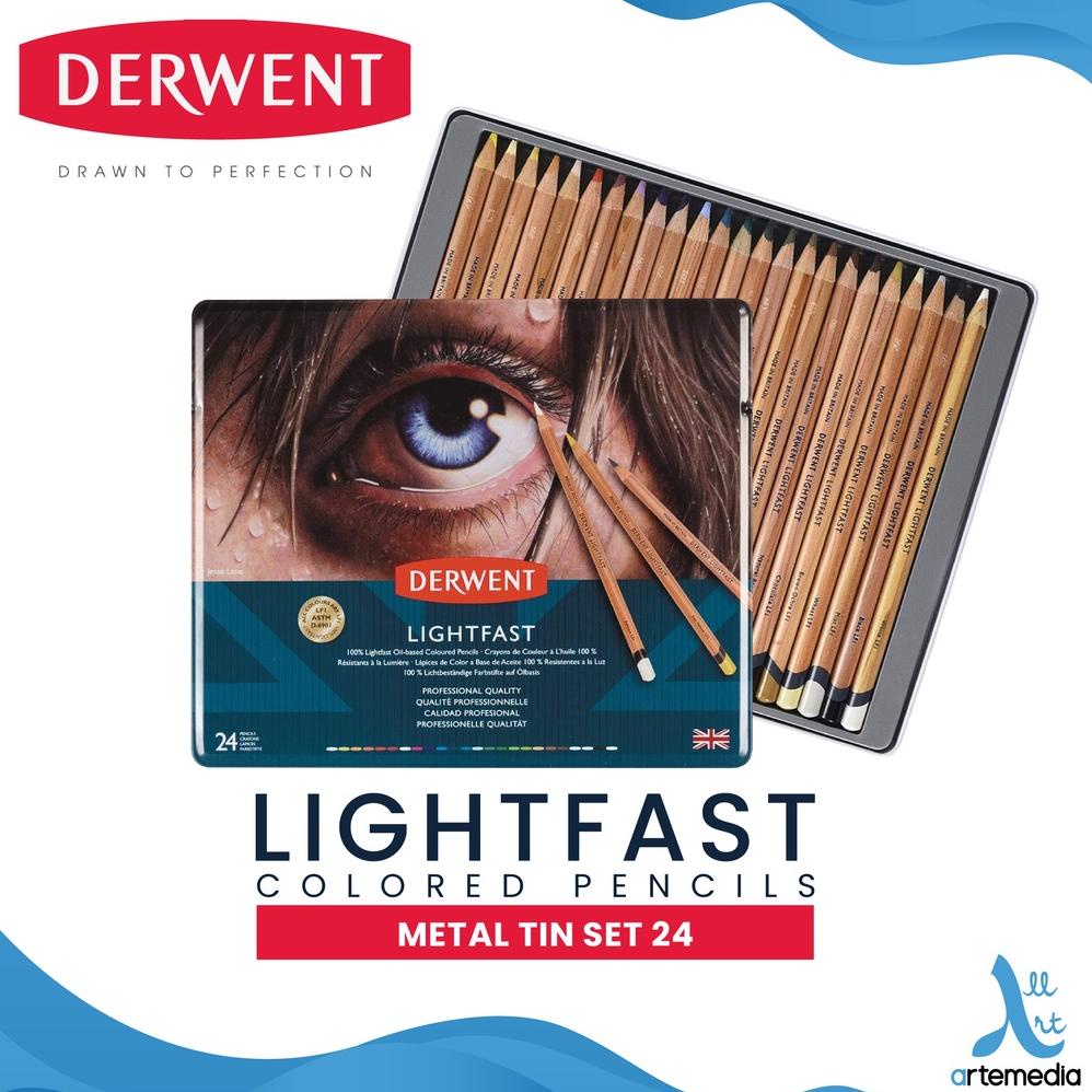 

Pensil Warna Derwent Lightfast 24 Pencil Color Metal Tin Set