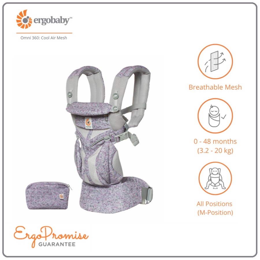 Ergobaby Omni 360 Cool Air Mesh Carrier | Gendongan Bayi