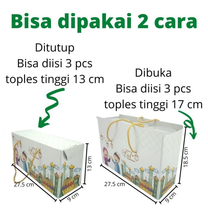 

Paperbag Tas Kertas Hampers Idul Fitri Paper Bag Lebaran Box Packaging 065