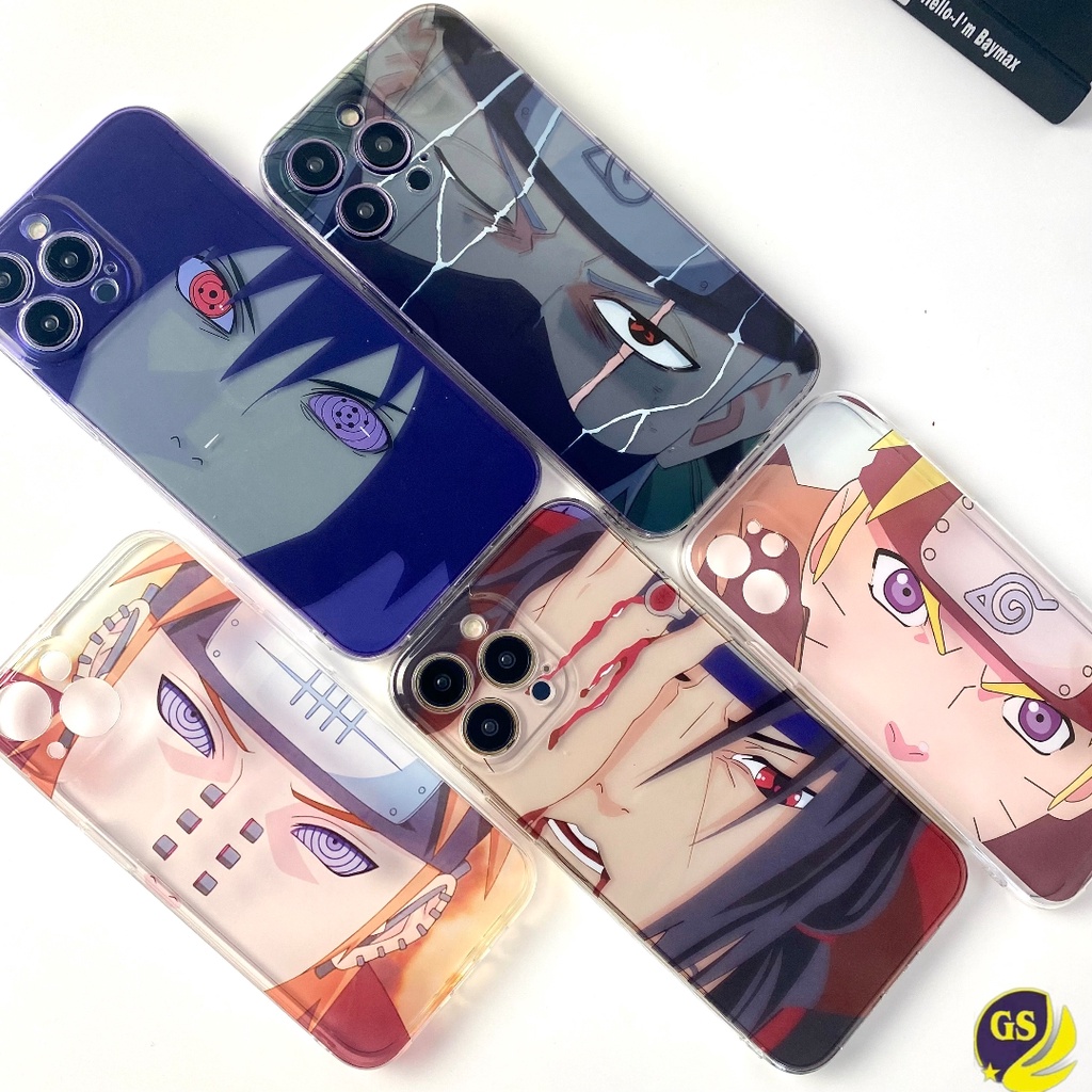 (2) NEW ! CASE KARAKTER NARUTO CASE ANIME IPHONE 12 13 PRO 12 13 PRO MAX 14 14 PLUS 14 PRO 14 PRO MAX