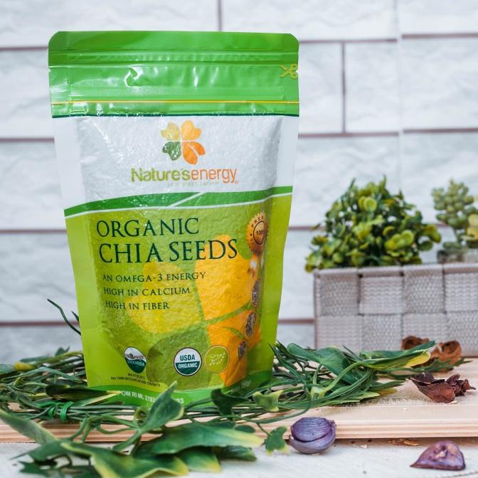

STOK TERBATAS NATURE'S ENERGY ORGANIC BLACK CHIA SEED PERU - 500G