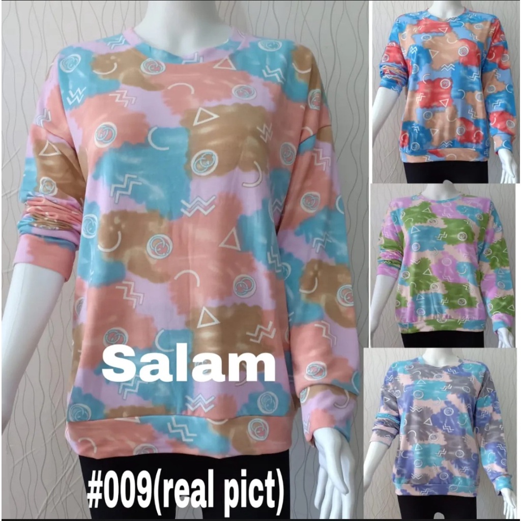 ATASAN WANITA 100% ORIGINAL / ATASAN WANITA LENGAN PANJANG BAHAN BEBY TERRY IMPORT FASHION