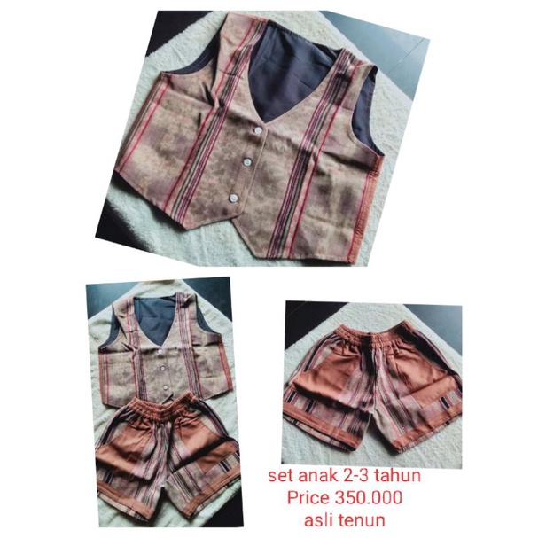 Set anak tenun ntt