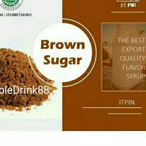 

✪ PROMO Itpin SYRUP Concentrate 2.5kg BROWN SUGAR FLAVOUR PREMIUM Sirup Gula Merah Gula Aren sirup 2BSJ 2BSKJ ♠