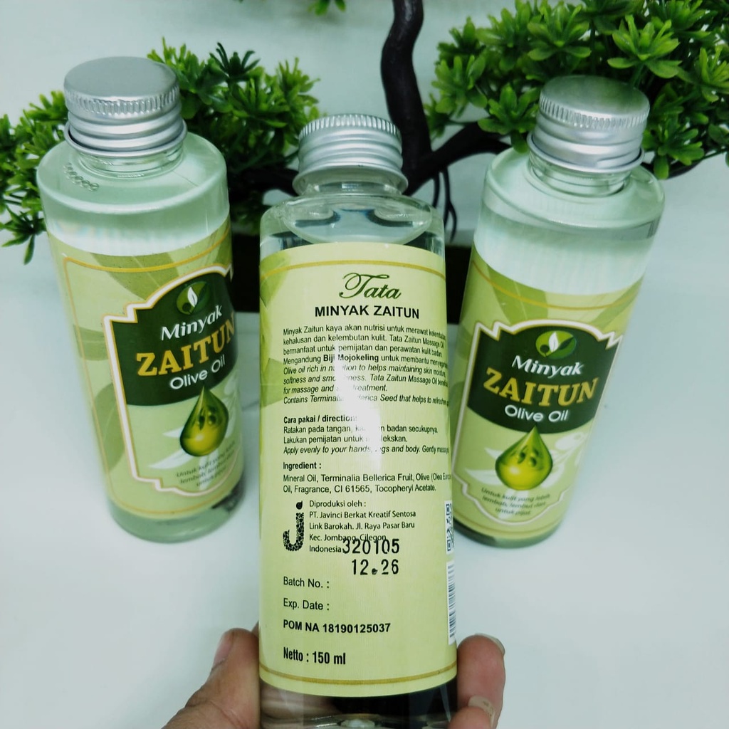 MINIGO Tata Minyak Zaitun 150ml (TMZ 150ML)