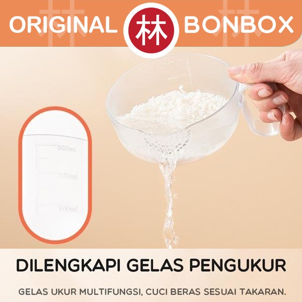 BONBOX BKE701 Dispenser Beras Rice Box Kapasitas 10KG Tempat Box Beras