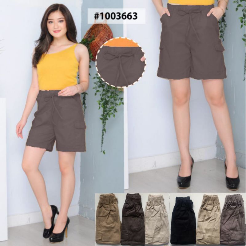 Hot Pants Celana Pendek Cargo Wanita Hotpants Haighwaist Korean Style Kekinian Terbaru 2023 By Solo Fashion Story