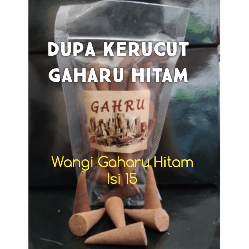 Dupa Kerucut Wangi Gaharu Asli serbuk