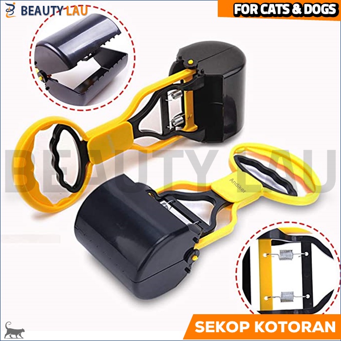 SEKOP SKOP PENJEPIT KOTORAN PUP ANJING KUCING DOG CAT LITTER SCOOP POOP SCOOPER