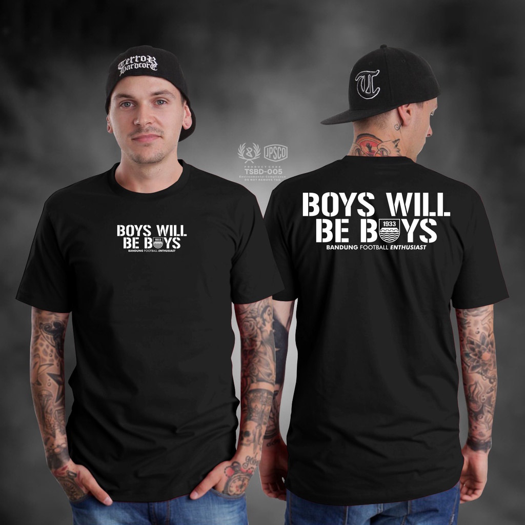 KAOS PERSIB SERIES VOL 1 BOYS WILL BE BOYS KAOS PAKAIAN PRIA TERBARU