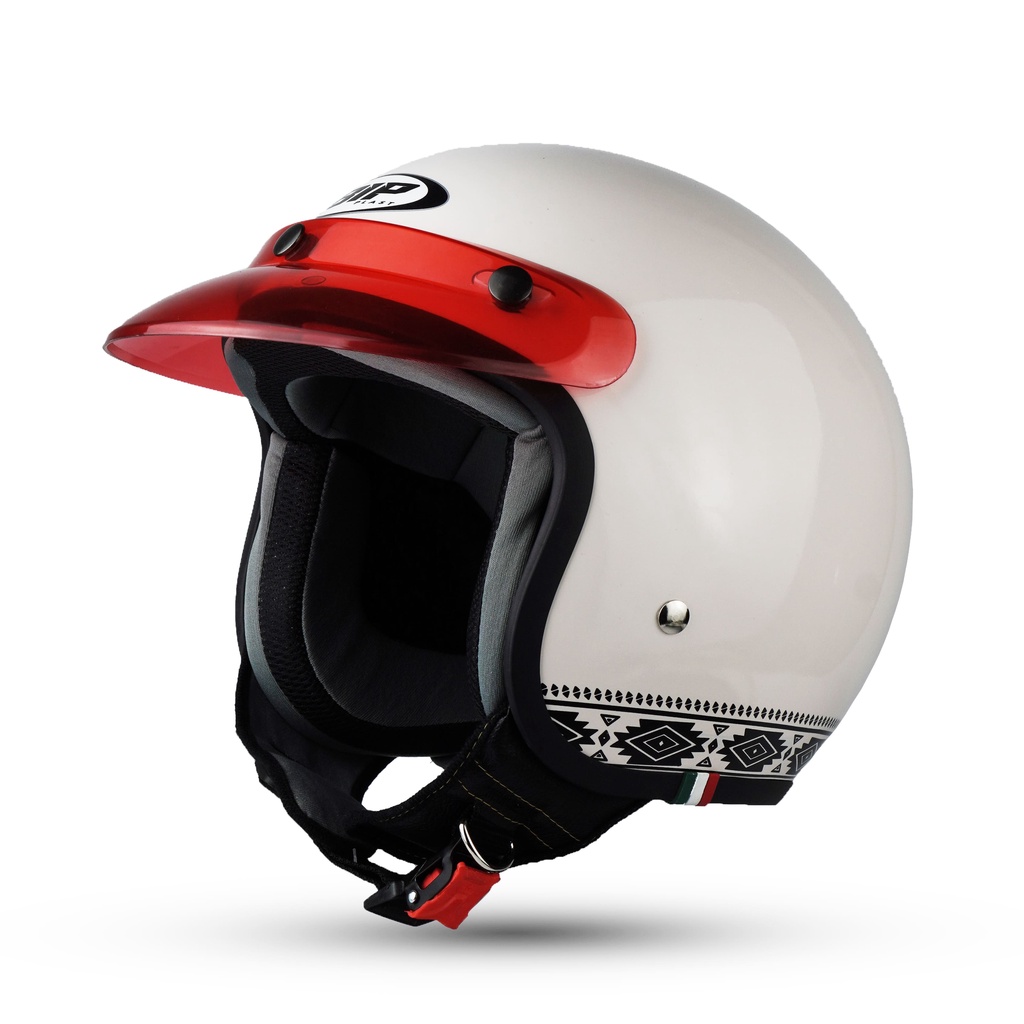 Helm Retro Helem Bogo Wanita Pria SNI Terbaru